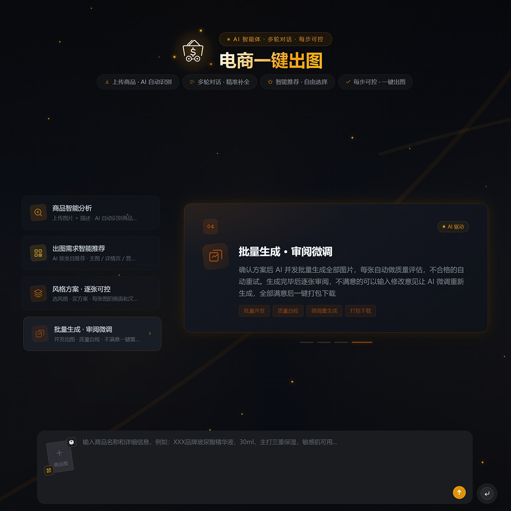 菁选灵创电商生图与商品精修